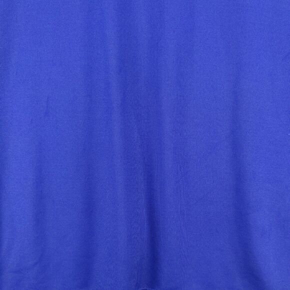 Under Armour Men's Polo Shirt Blue Large Loose Heatgear Logo Short Sleeve - Picture 11 of 16